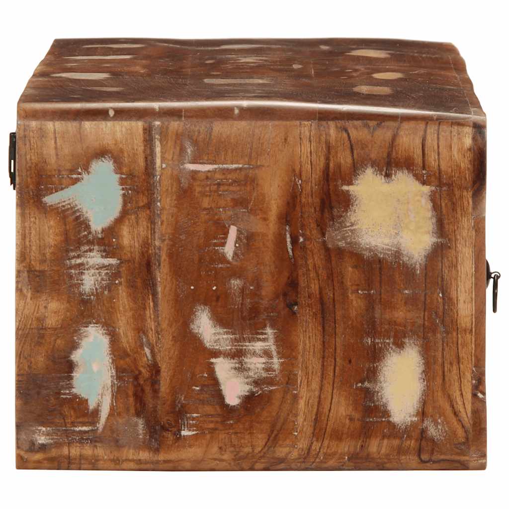Meuble TV mural 100x32x25 cm bois massif de récupération - XIOS