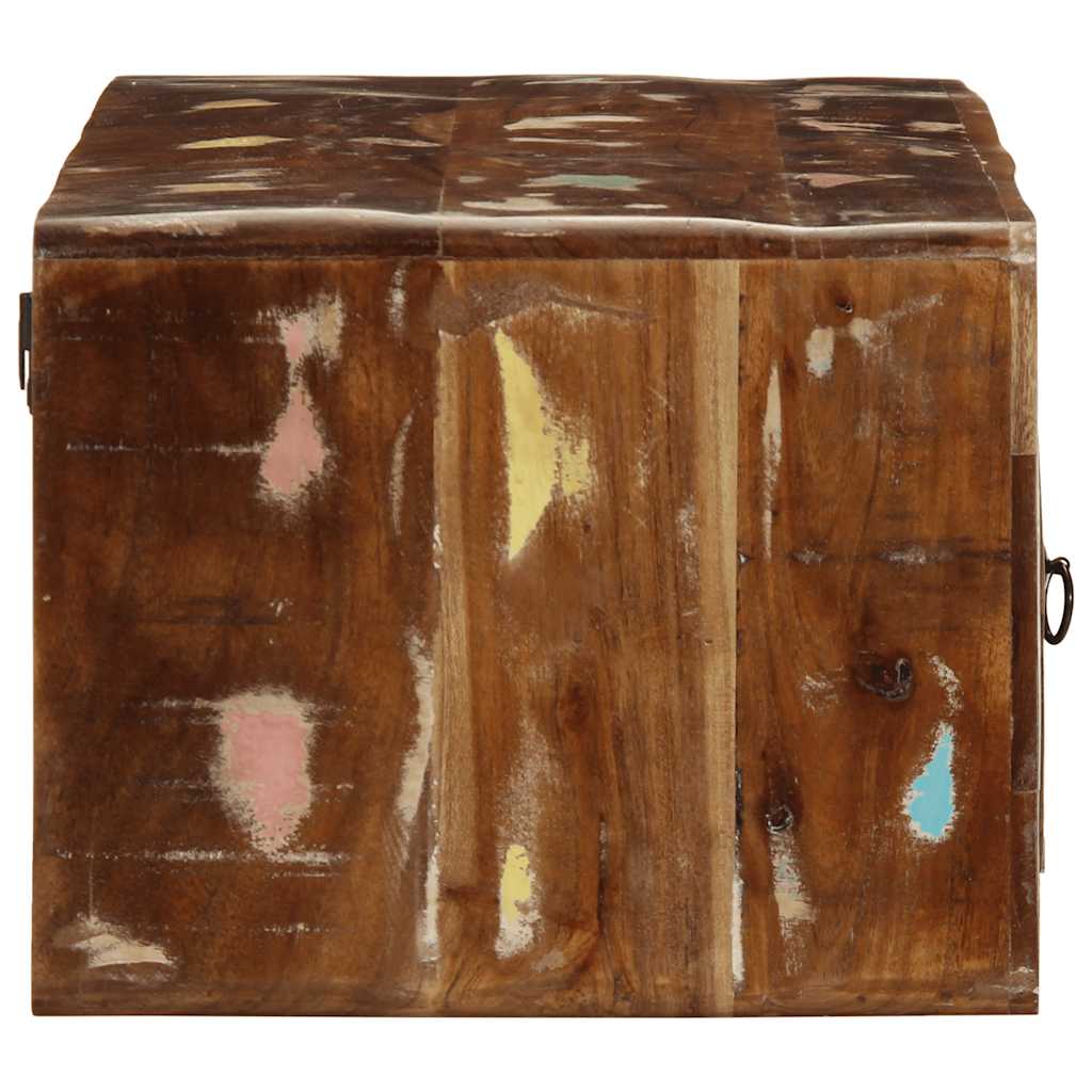 Meuble TV mural 100x32x25 cm bois massif de récupération - XIOS