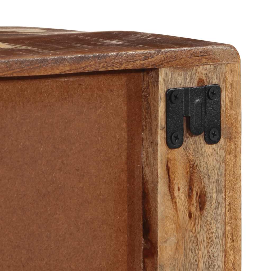 Meuble TV mural 100x32x25 cm bois massif de récupération - XIOS