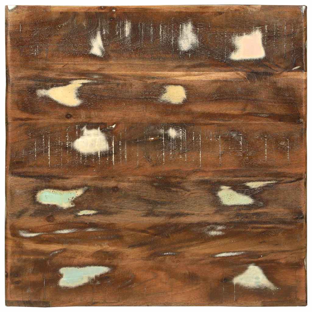 Table basse 50 x 50 x 35 cm bois de récupération massif - XIOS