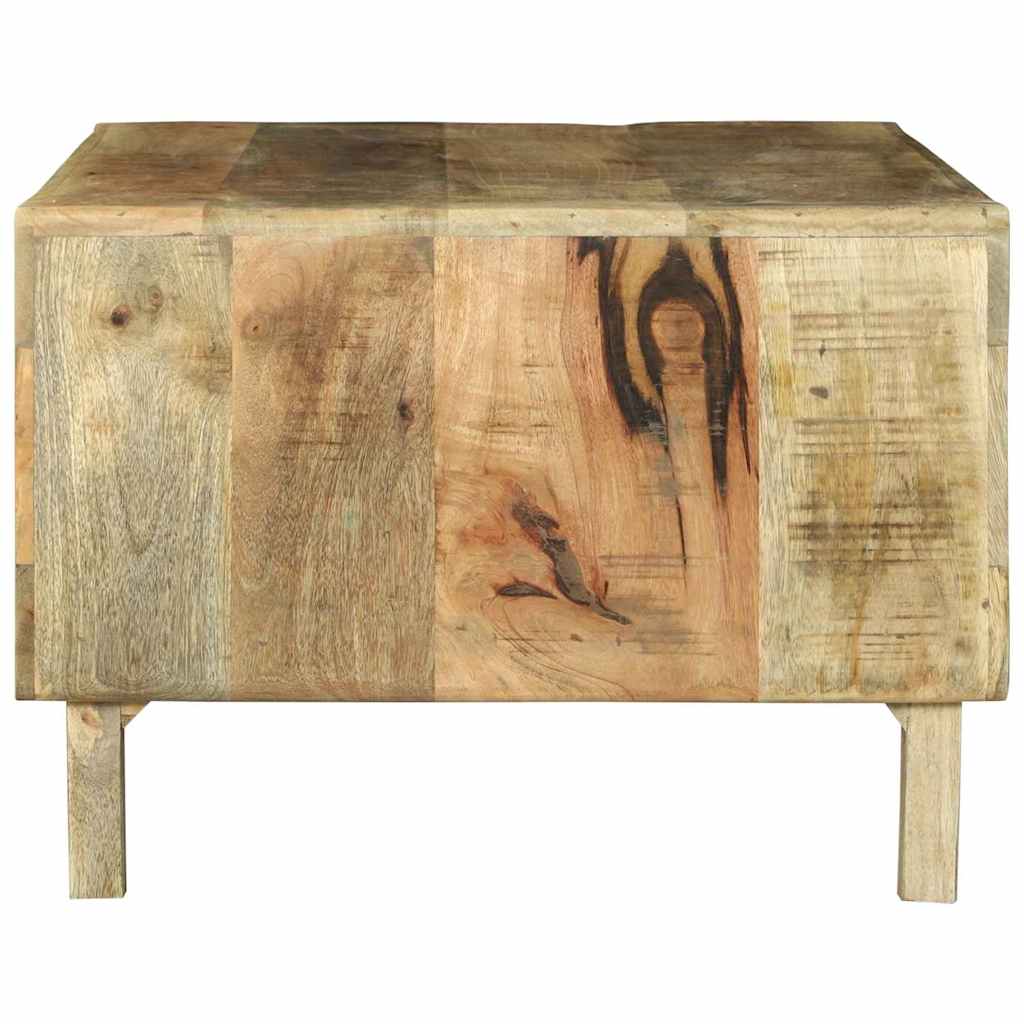 Table basse Marron 90 x 50 x 35 cm Bois de manguier brut massif - XIOS