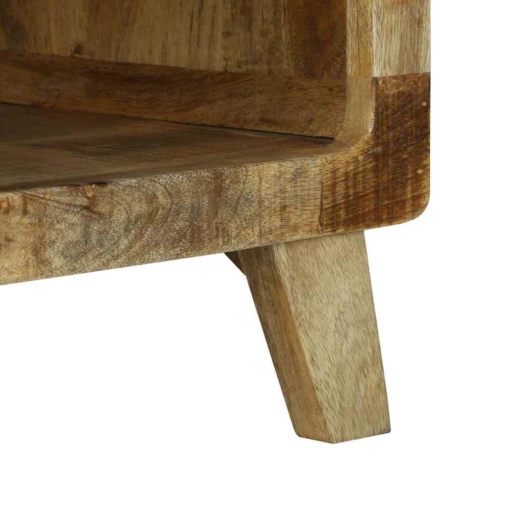 Table basse Marron 50 x 50 x 35 cm Bois de manguier brut massif - XIOS