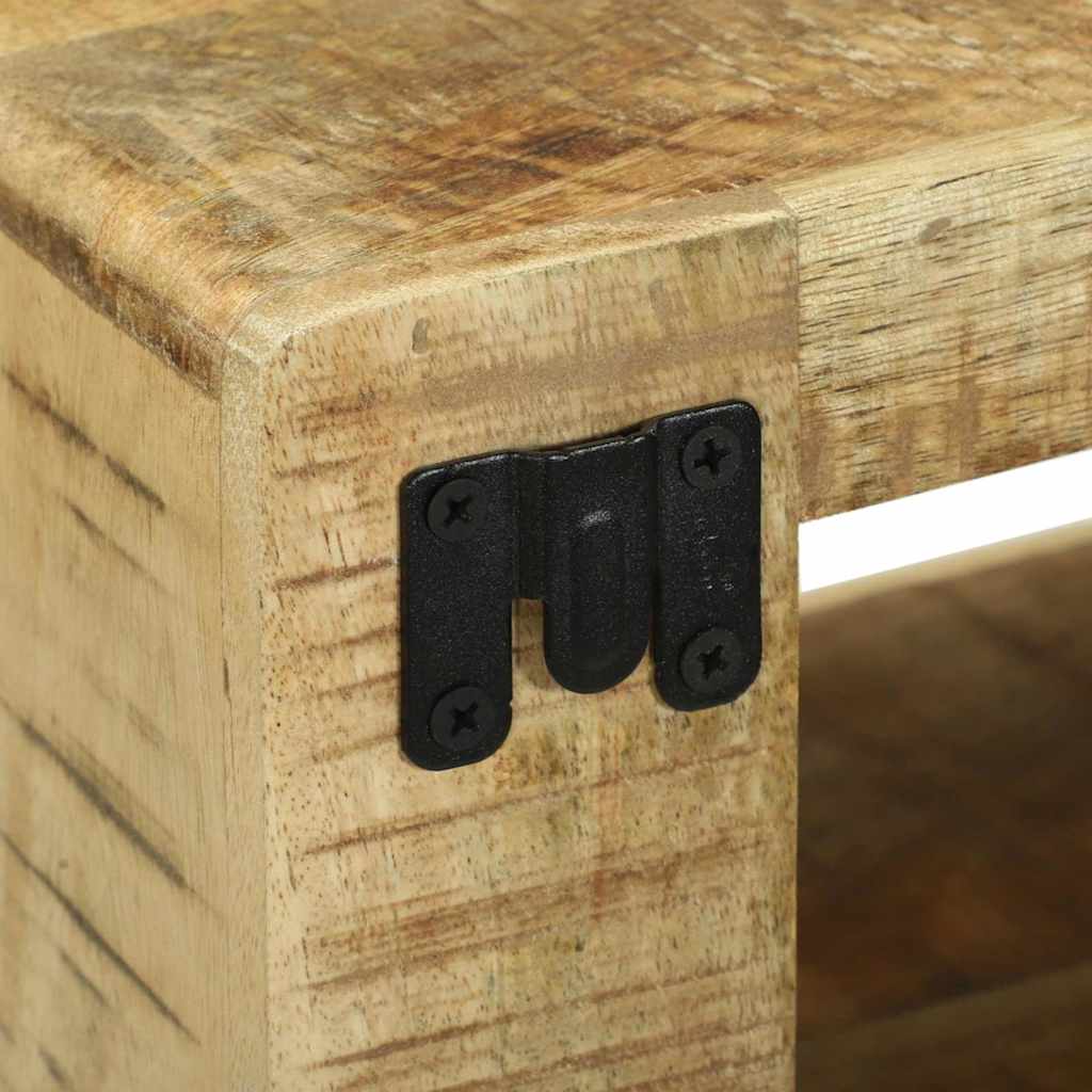 Meuble TV avec étagère Marron Bois de manguier massif - XIOS