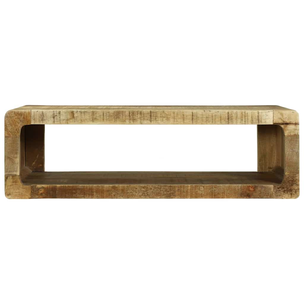 Meuble TV avec étagère Marron Bois de manguier massif - XIOS