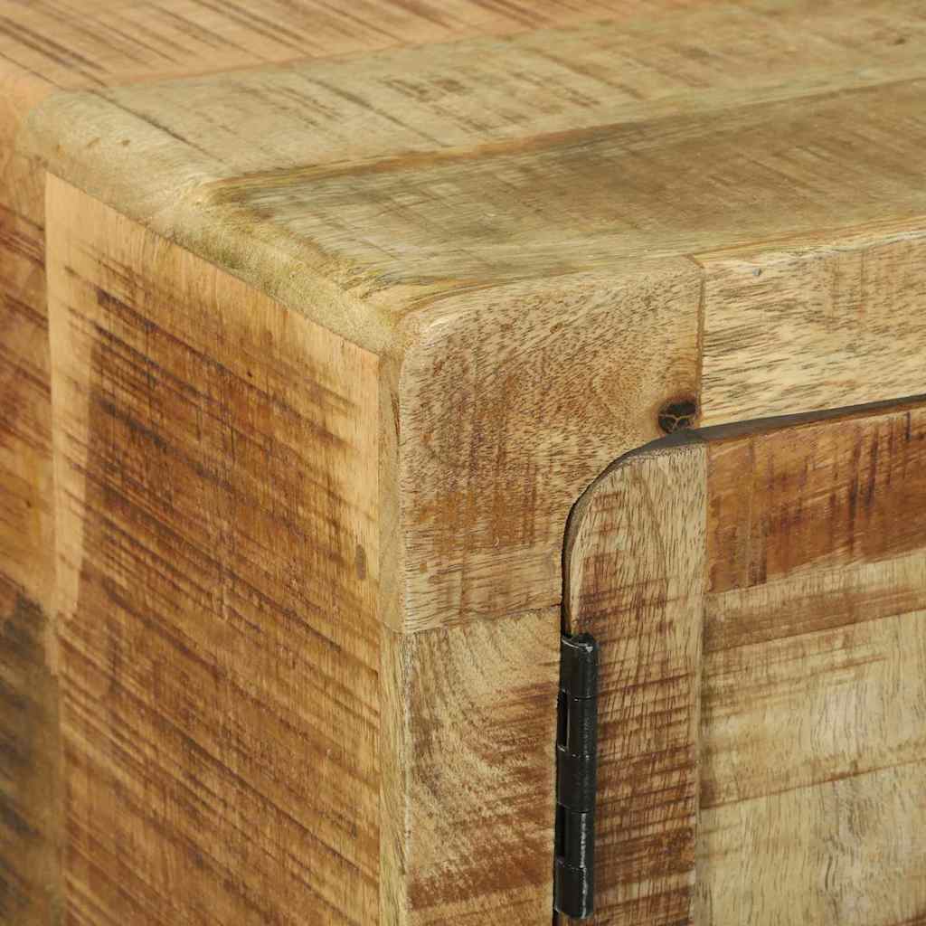 Table basse Marron 80 x 54 x 45 cm Bois de manguier brut massif - XIOS