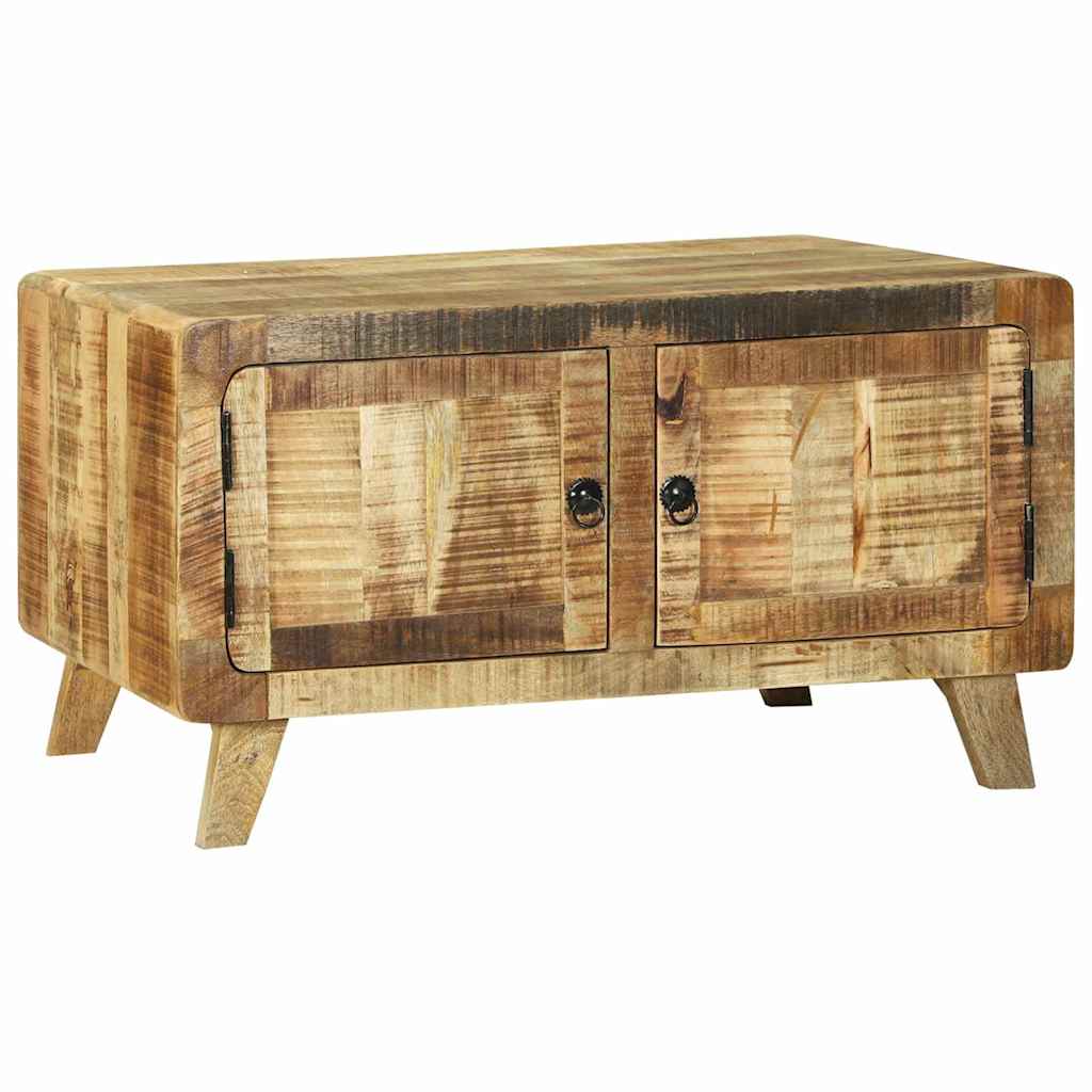 Table basse Marron 80 x 54 x 45 cm Bois de manguier brut massif - XIOS