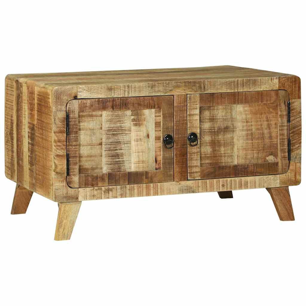 Table basse Marron 80 x 54 x 45 cm Bois de manguier brut massif - XIOS