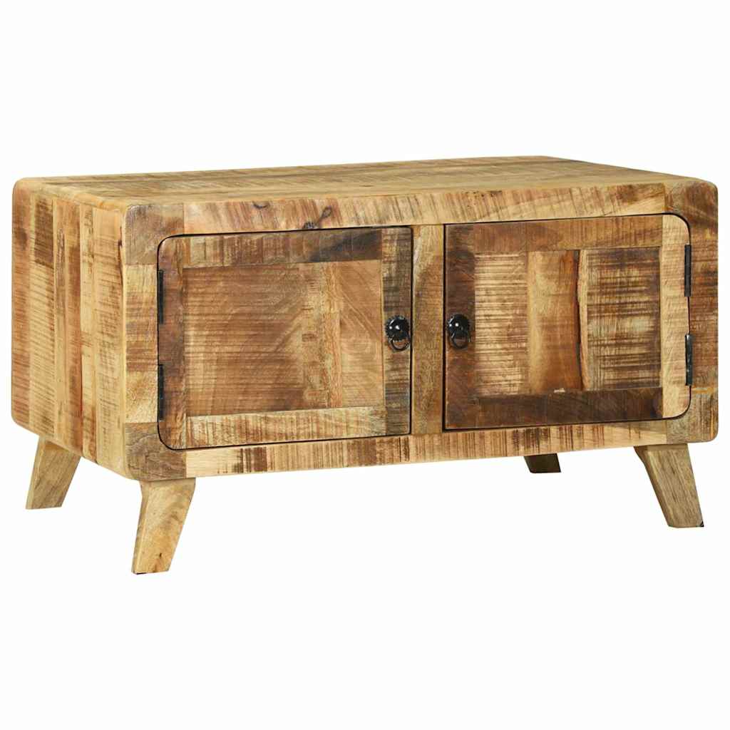 Table basse Marron 80 x 54 x 45 cm Bois de manguier brut massif - XIOS