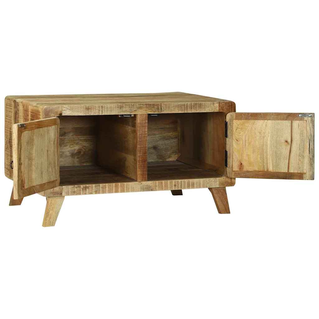 Table basse Marron 80 x 54 x 45 cm Bois de manguier brut massif - XIOS