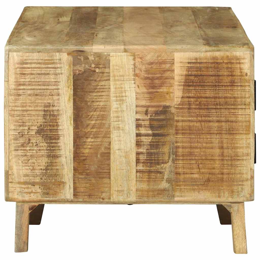 Table basse Marron 80 x 54 x 45 cm Bois de manguier brut massif - XIOS