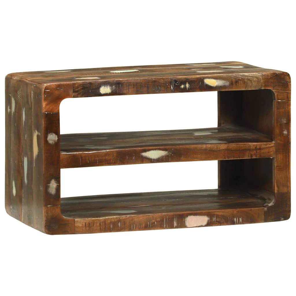 Meuble TV 60 x 32 x 36 cm Bois massif de récupération - XIOS
