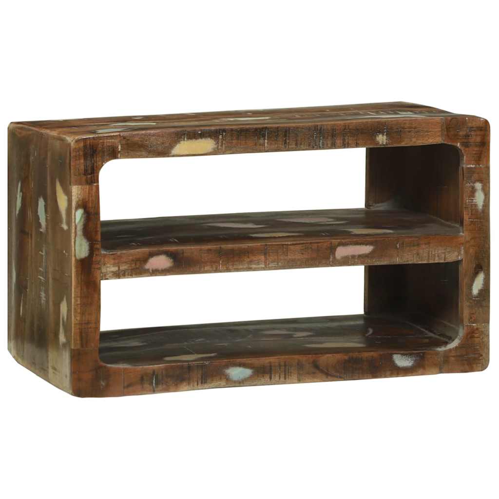 Meuble TV 60 x 32 x 36 cm Bois massif de récupération - XIOS