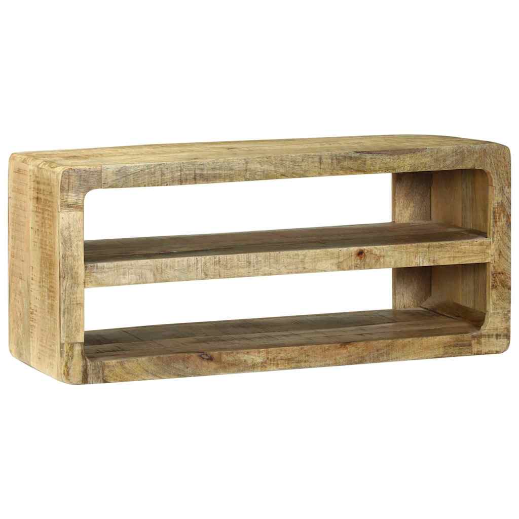 Meuble TV Marron 80 x 32 x 36 cm Bois de manguier massif - XIOS