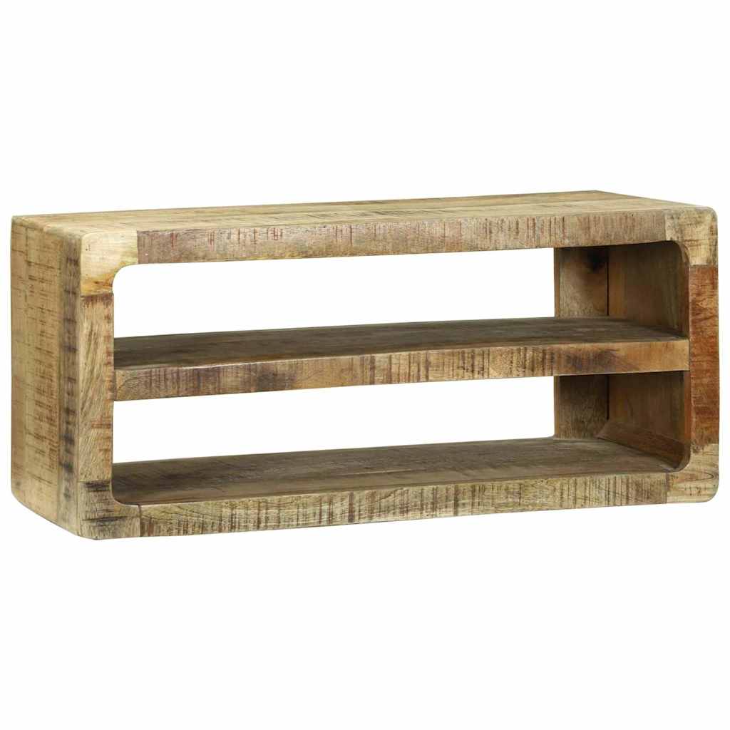 Meuble TV Marron 80 x 32 x 36 cm Bois de manguier massif - XIOS