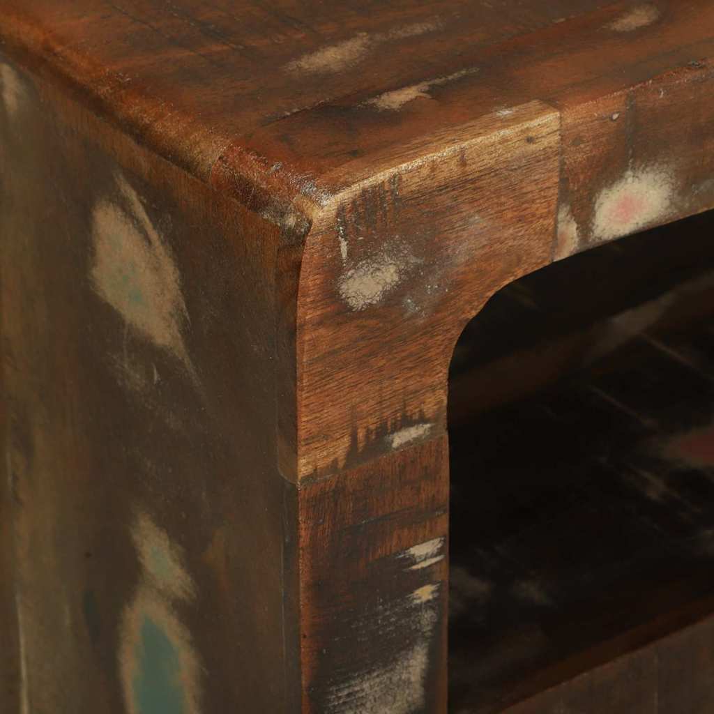 Meuble TV 80 x 32 x 36 cm Bois massif de récupération - XIOS