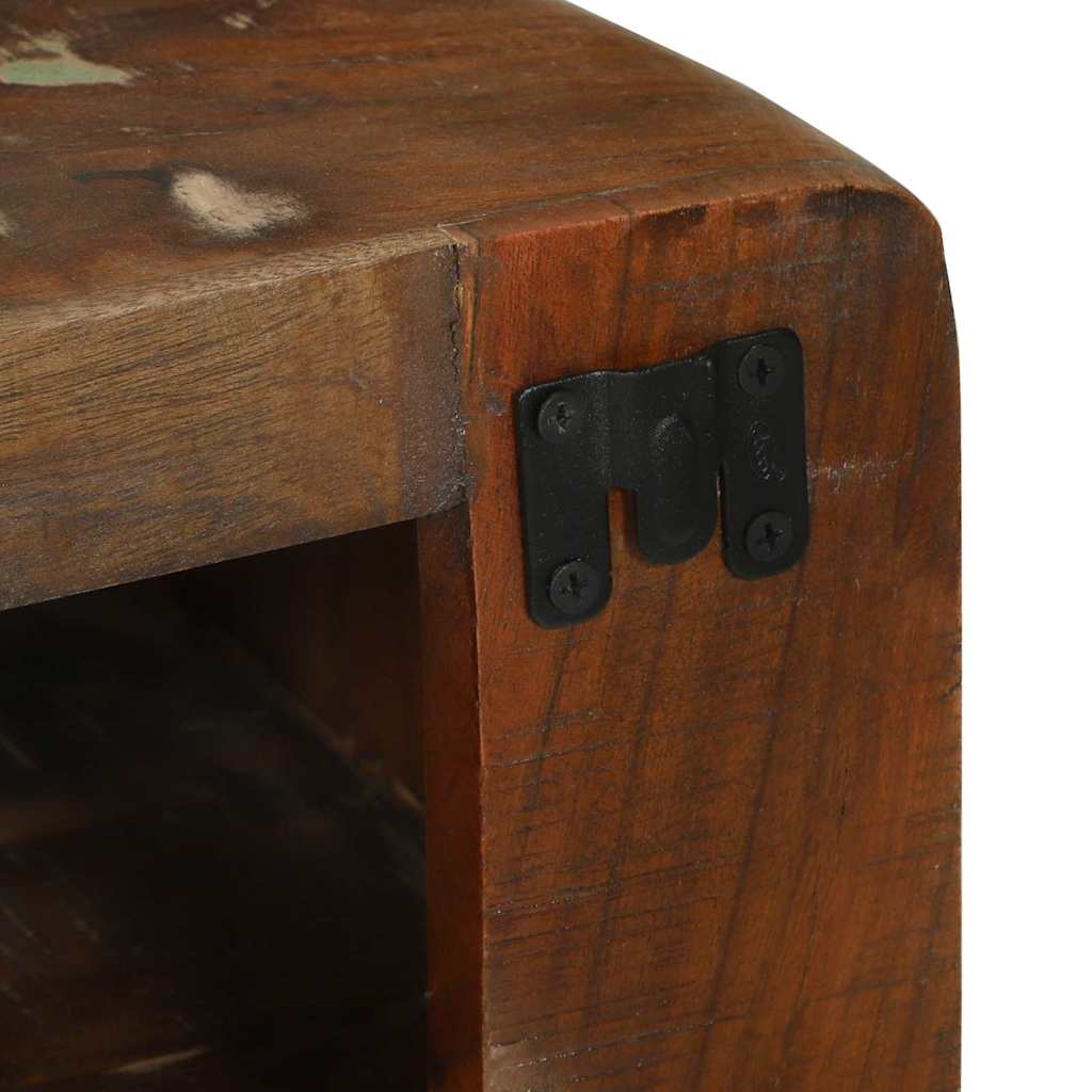 Meuble TV 80 x 32 x 36 cm Bois massif de récupération - XIOS