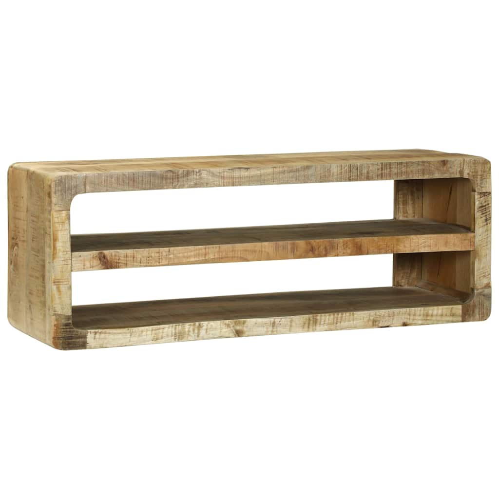Meuble TV Marron 100 x 32 x 36 cm Bois de manguier massif - XIOS