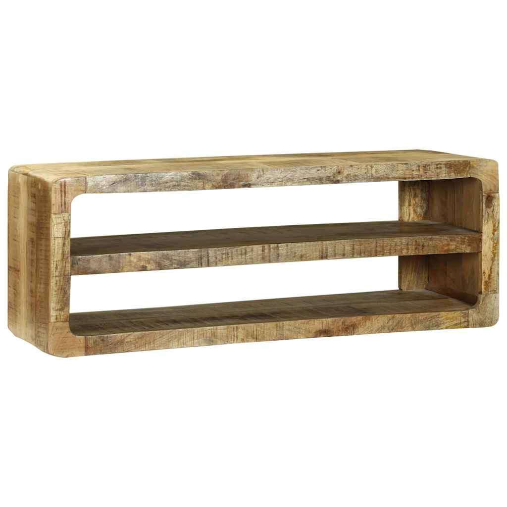 Meuble TV Marron 100 x 32 x 36 cm Bois de manguier massif - XIOS