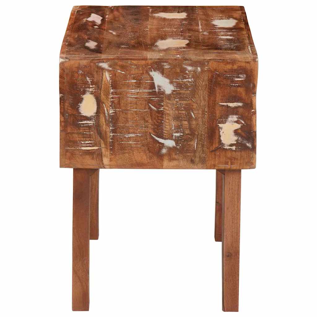 Table d'appoint Marron 40 x 32 x 46 cm Bois Recyclé Solide - XIOS