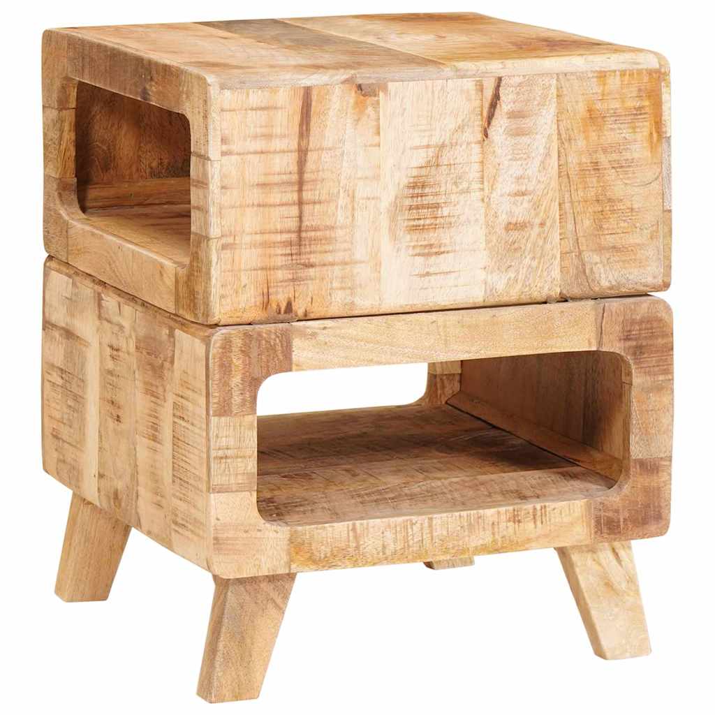 Tables d'appoint Marron 40 x 40 x 49 cm bois de manguier massif - XIOS