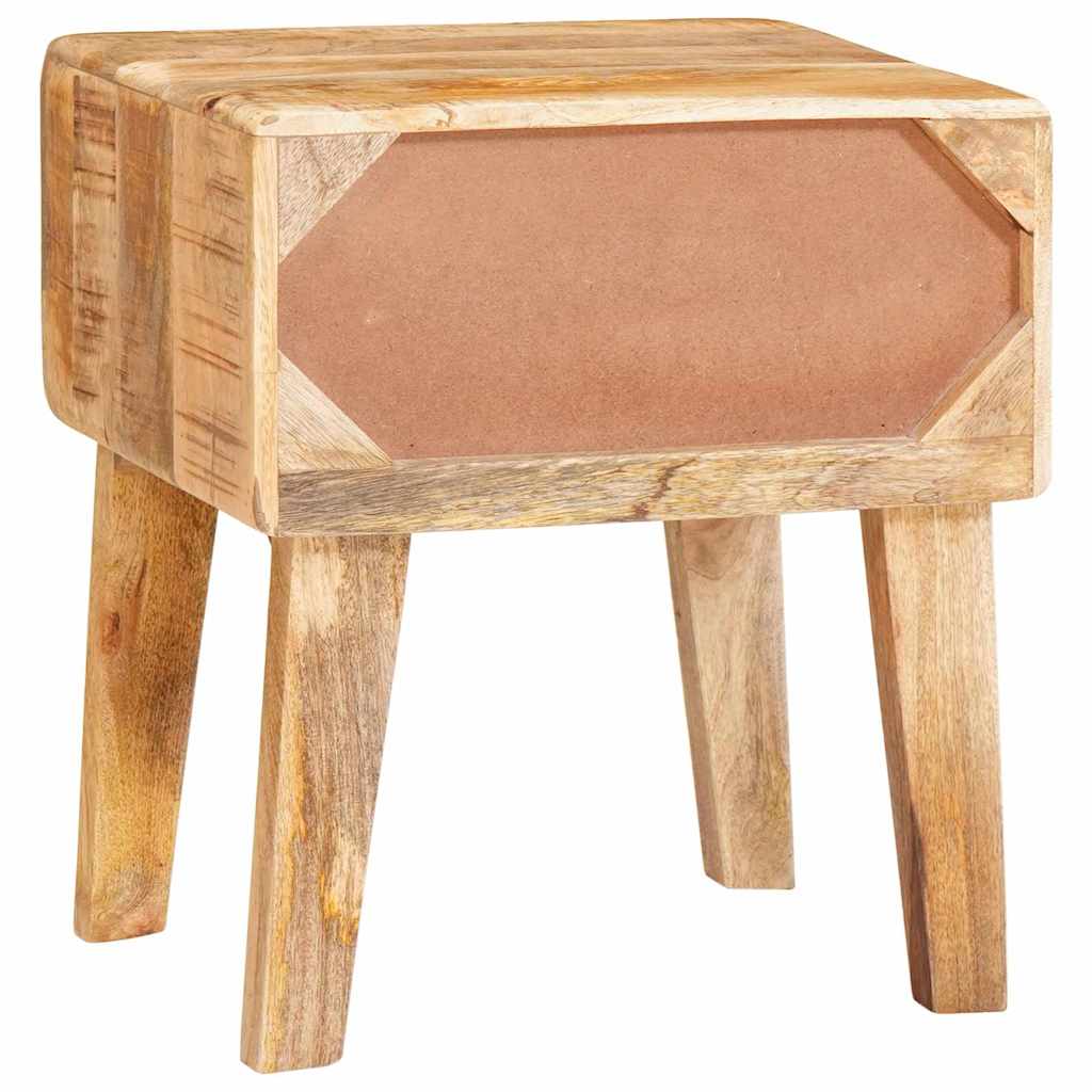 Tables d'appoint Marron 40 x 32 x 46 cm bois de manguier massif - XIOS