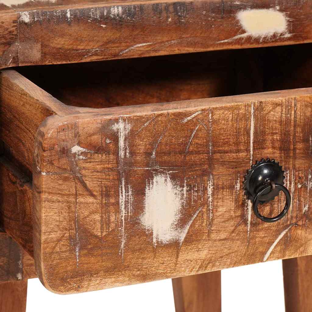 Table d'appoint Marron 40 x 32 x 46 cm Bois Recyclé Solide - XIOS