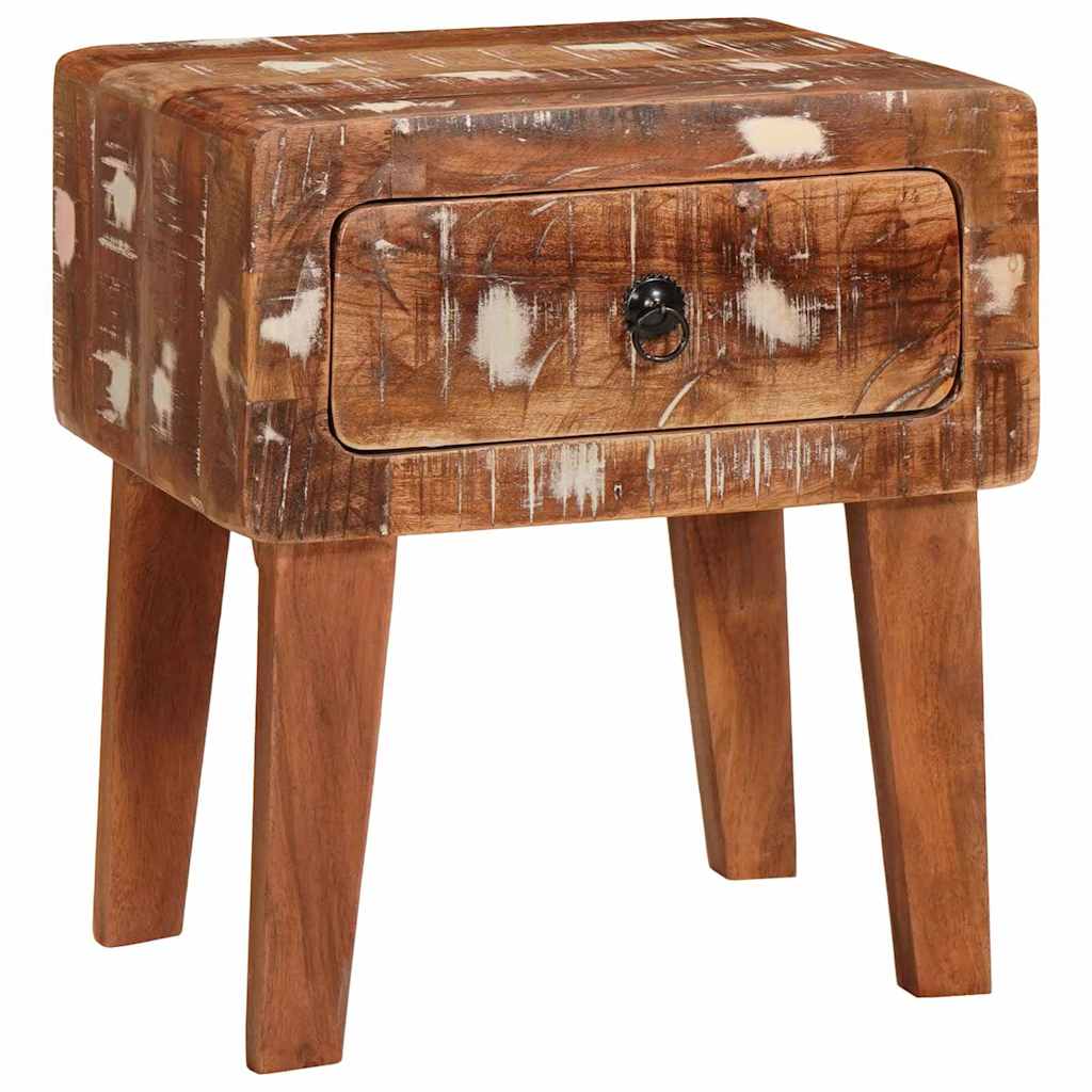 Table d'appoint Marron 40 x 32 x 46 cm Bois Recyclé Solide - XIOS