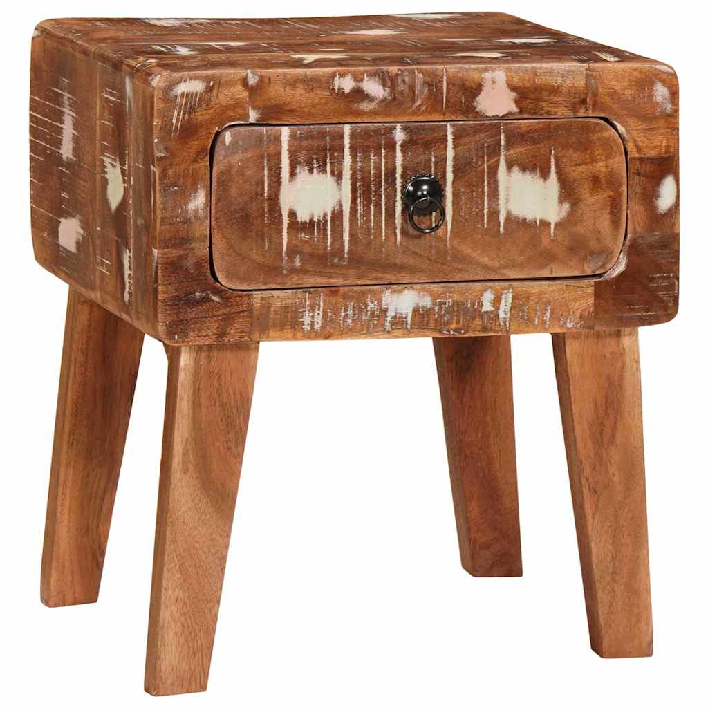 Table d'appoint Marron 40 x 32 x 46 cm Bois Recyclé Solide - XIOS