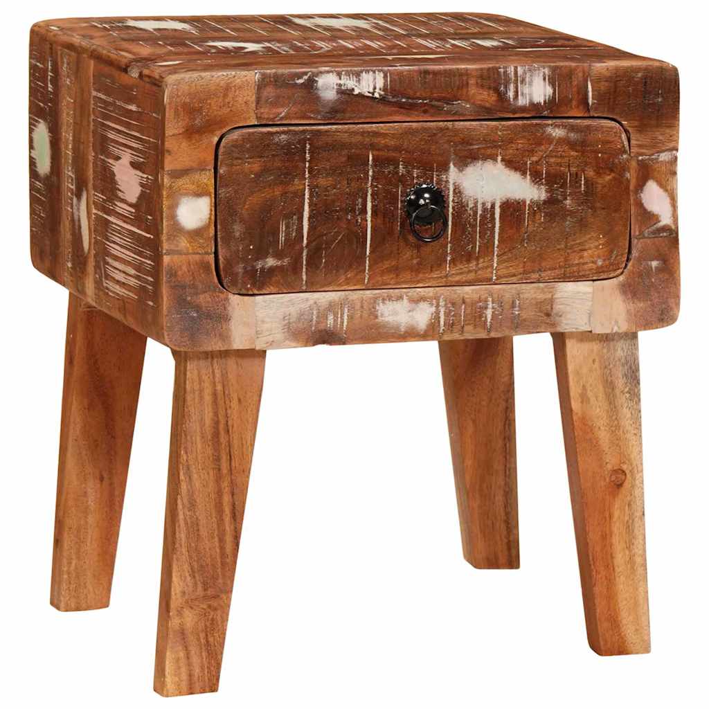 Table d'appoint Marron 40 x 32 x 46 cm Bois Recyclé Solide - XIOS