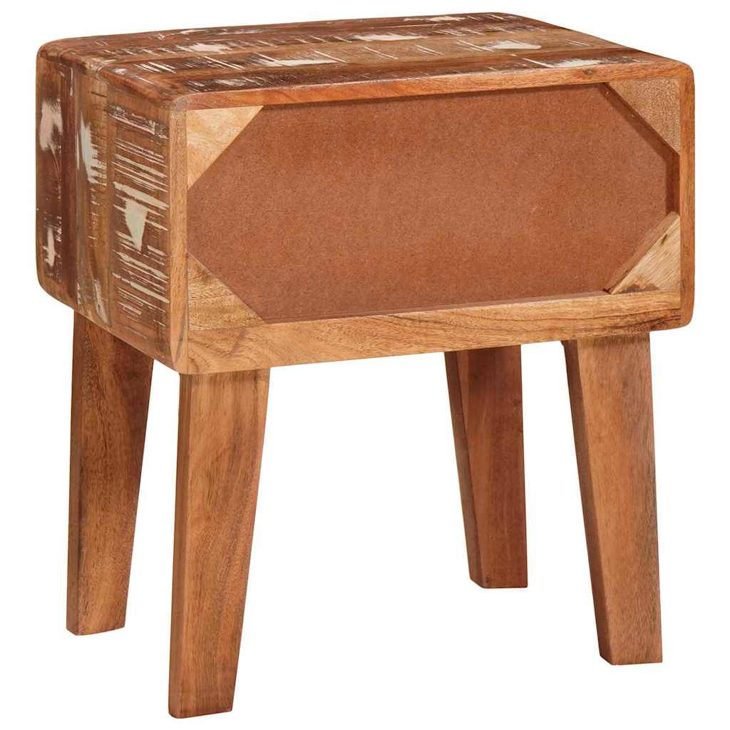 Table d'appoint Marron 40 x 32 x 46 cm Bois Recyclé Solide - XIOS