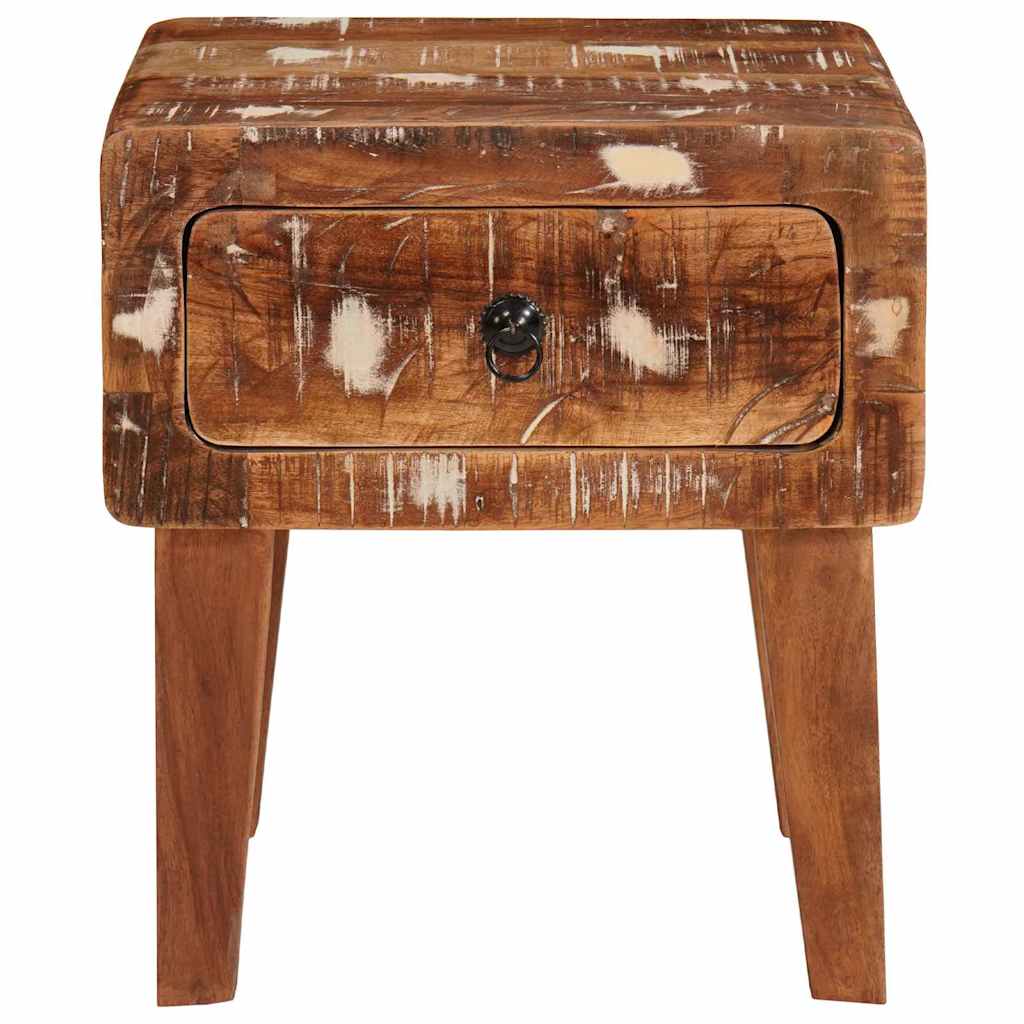 Table d'appoint Marron 40 x 32 x 46 cm Bois Recyclé Solide - XIOS