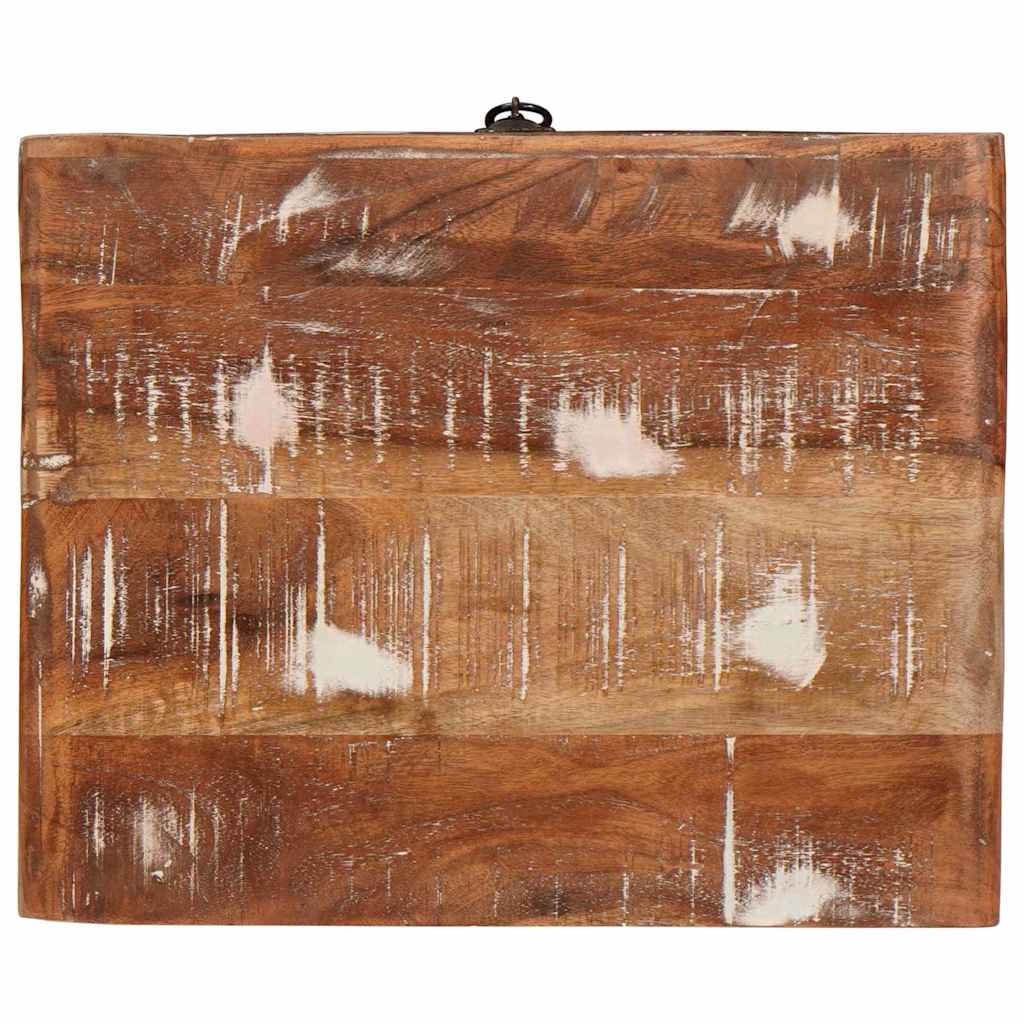 Table d'appoint Marron 40 x 32 x 46 cm Bois Recyclé Solide - XIOS