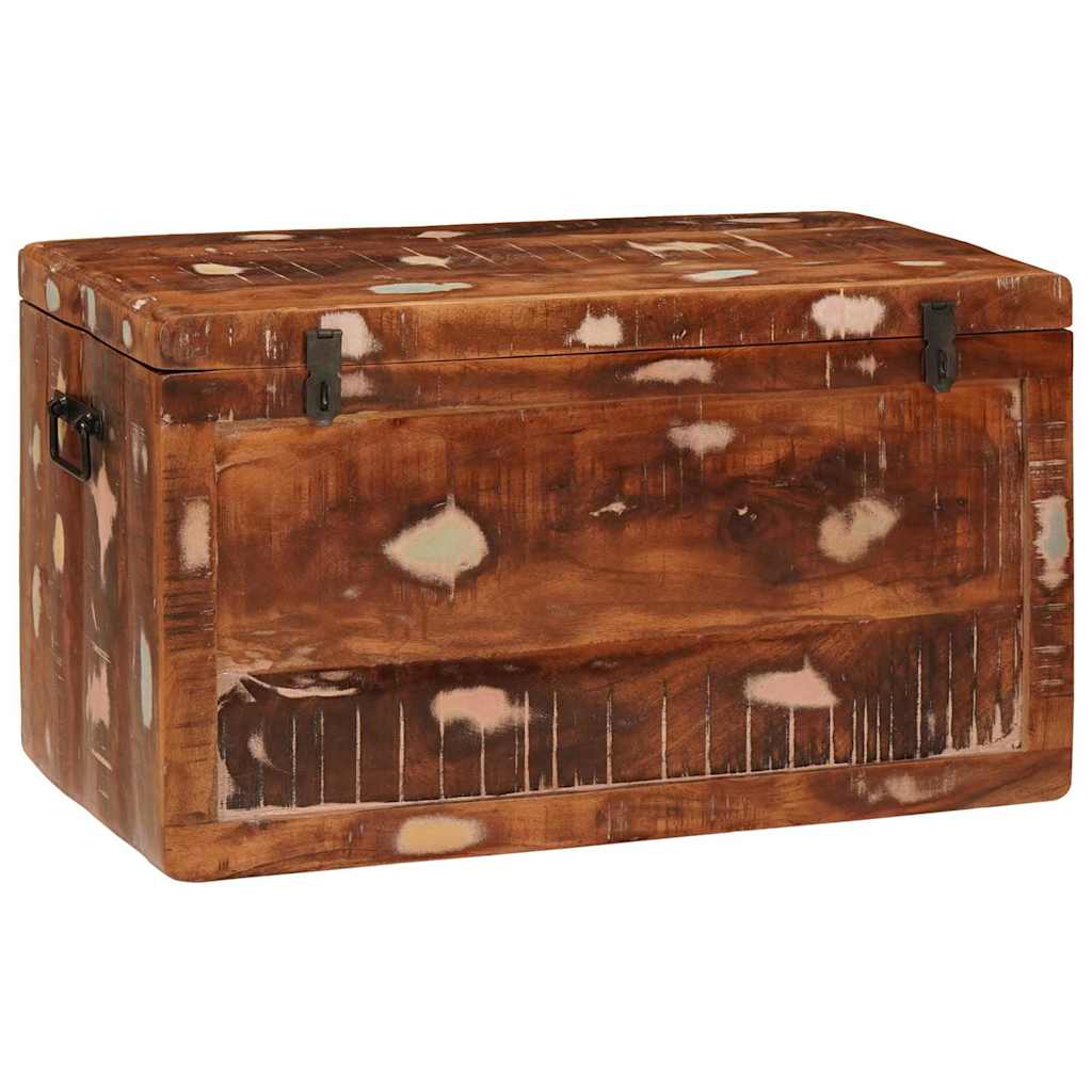 Boîte de rangement avec stockage Marron Bois de mangue massif - XIOS