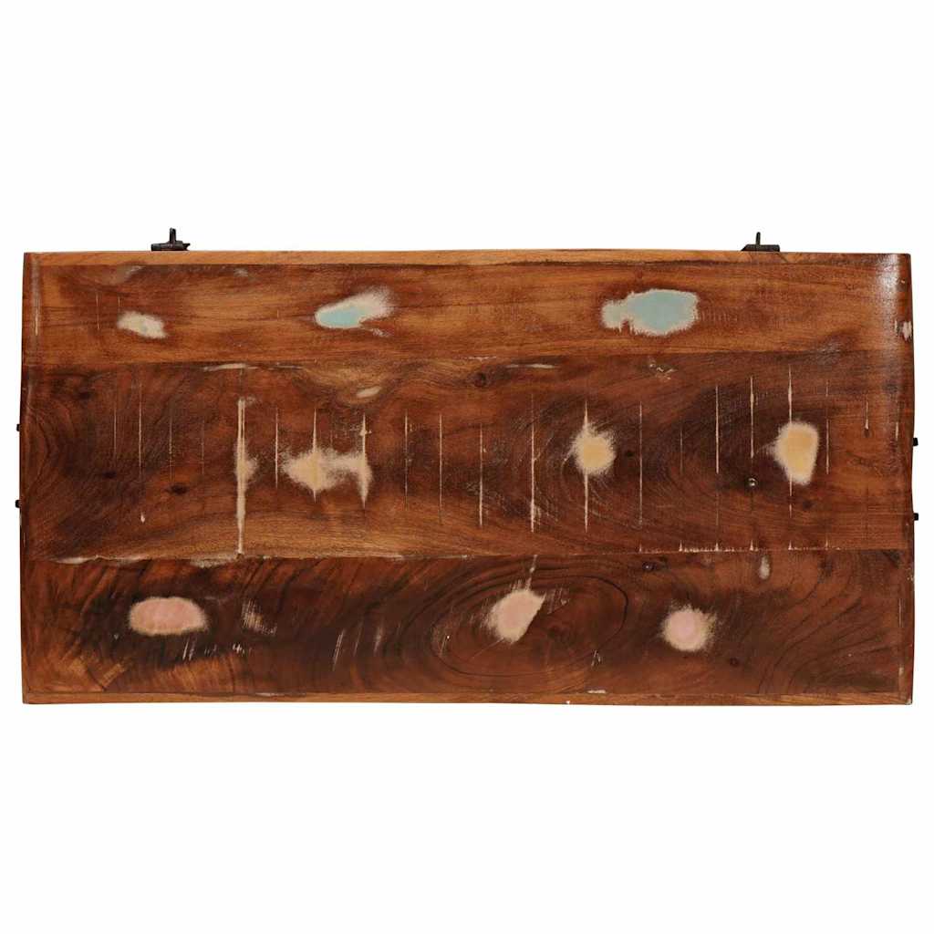 Boîte de rangement avec stockage Marron Bois de mangue massif - XIOS
