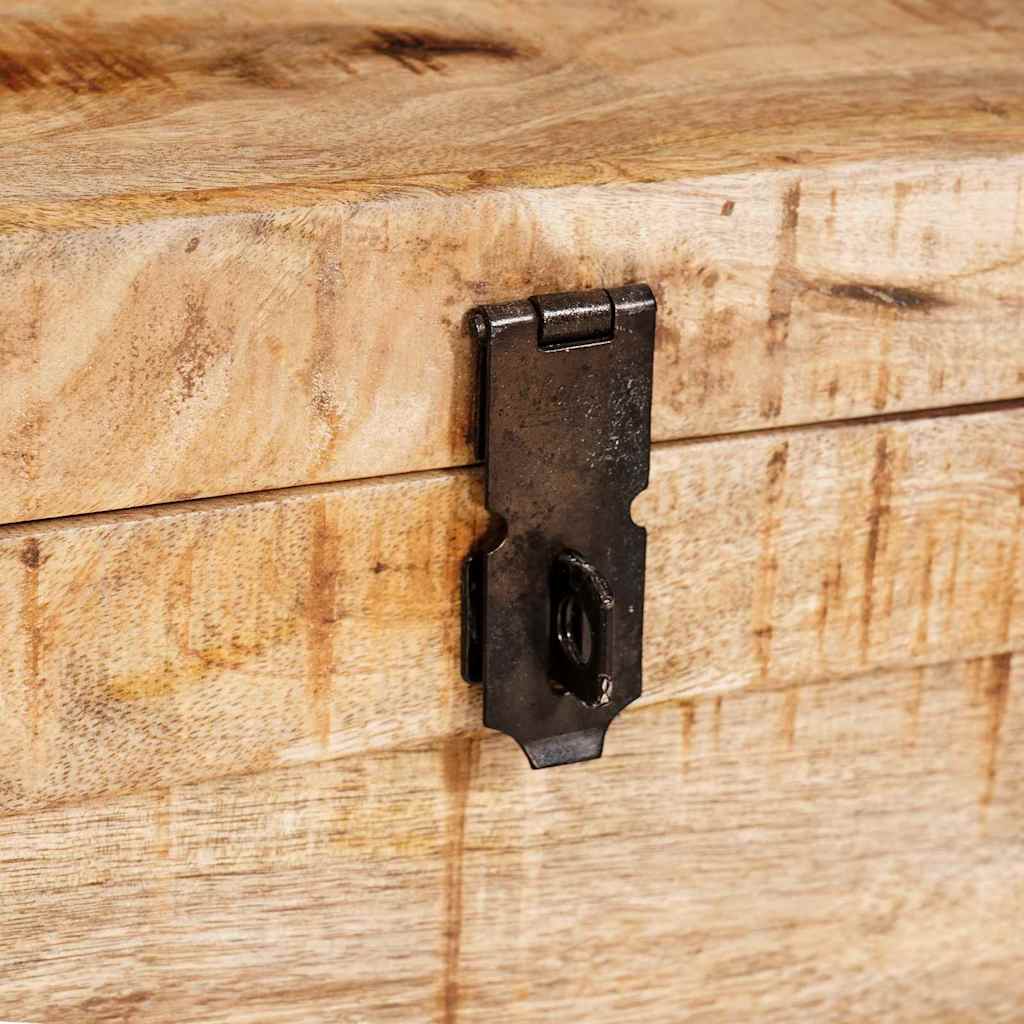 Boîte de Rangement avec stockage Marron Bois de mangue massif - XIOS