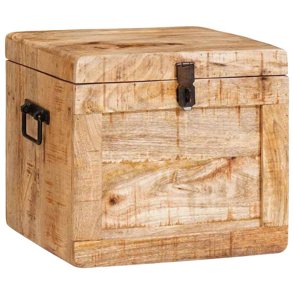 Boîte de Rangement avec stockage Marron Bois de mangue massif - XIOS