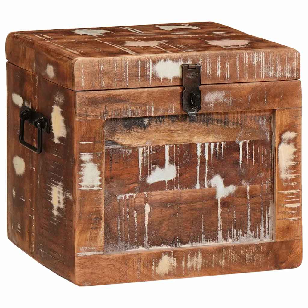 Boîte de rangement avec stockage Marron Bois de mangue massif - XIOS
