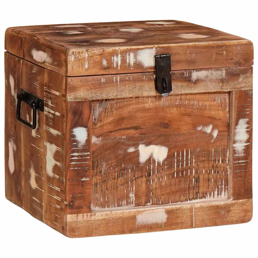 Boîte de rangement avec stockage Marron Bois de mangue massif - XIOS