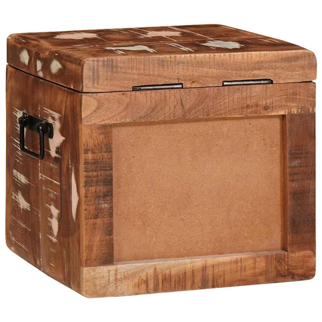 Boîte de rangement avec stockage Marron Bois de mangue massif - XIOS