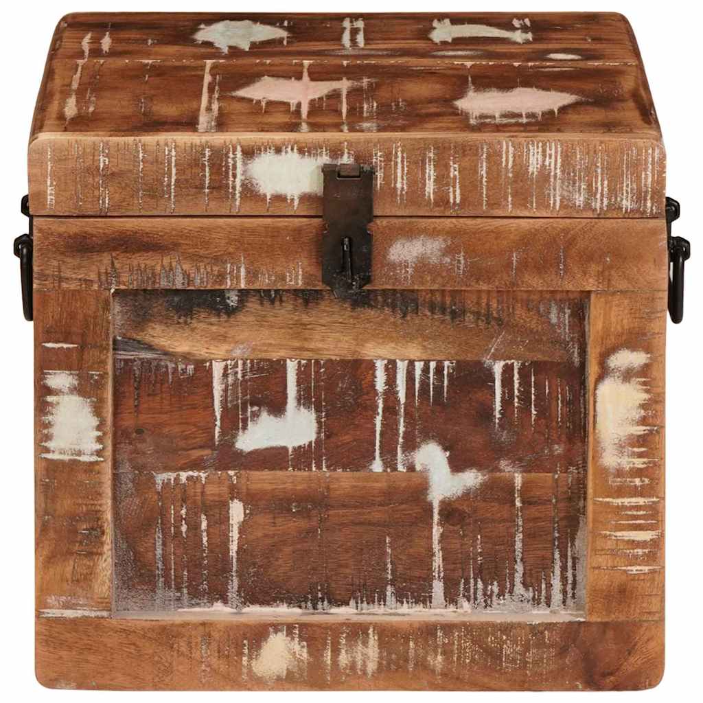 Boîte de rangement avec stockage Marron Bois de mangue massif - XIOS