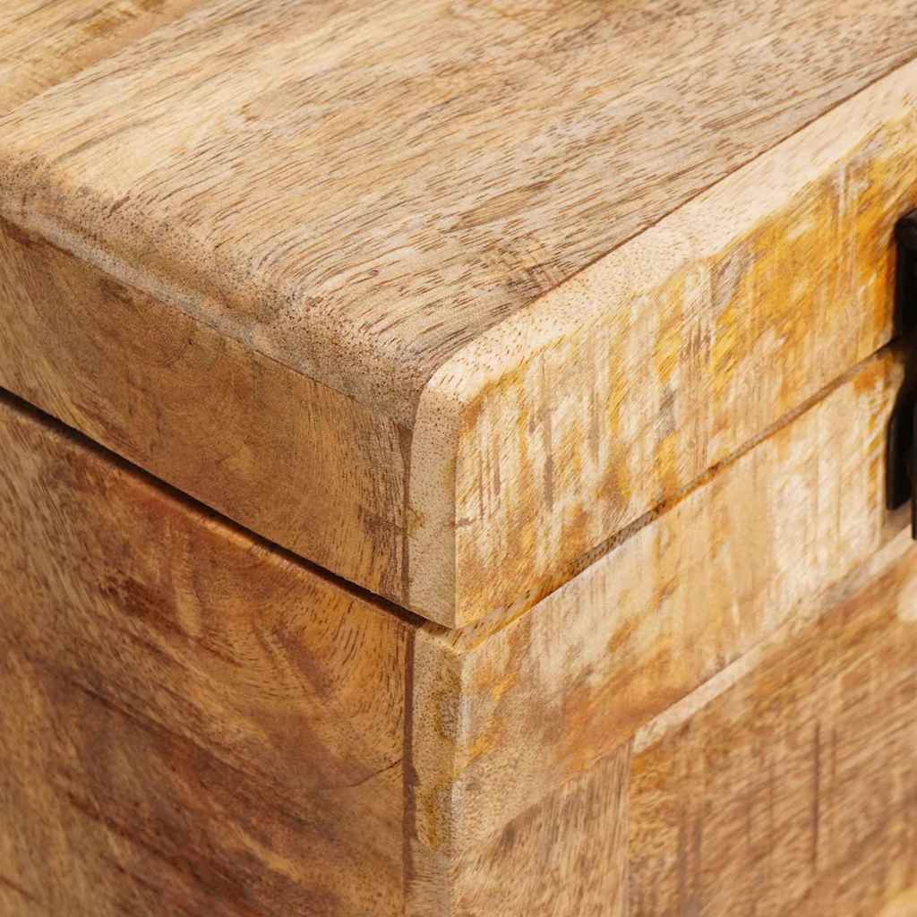 Boîte de rangement 70 x 35 x 40 cm bois de manguier massif