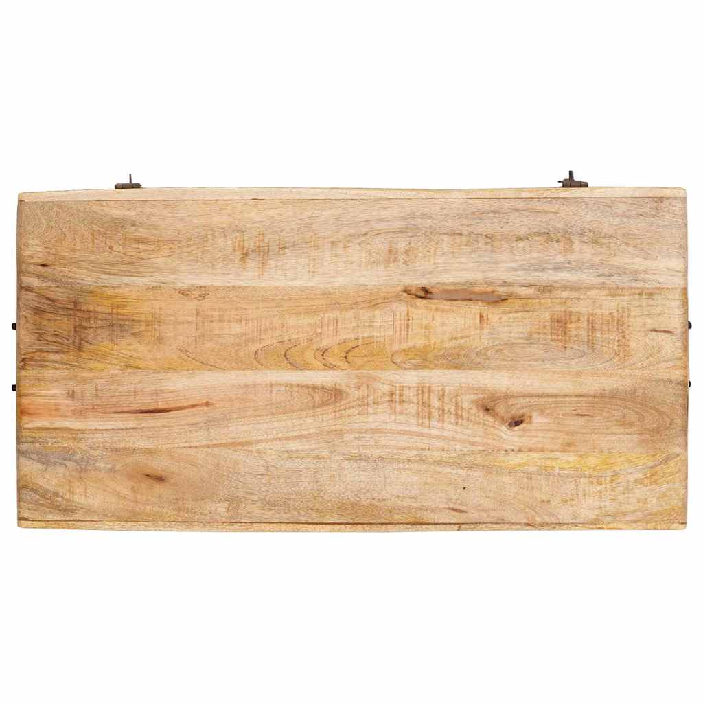 Boîte de Rangement 70 x 35 x 40 cm bois de manguier massif - XIOS