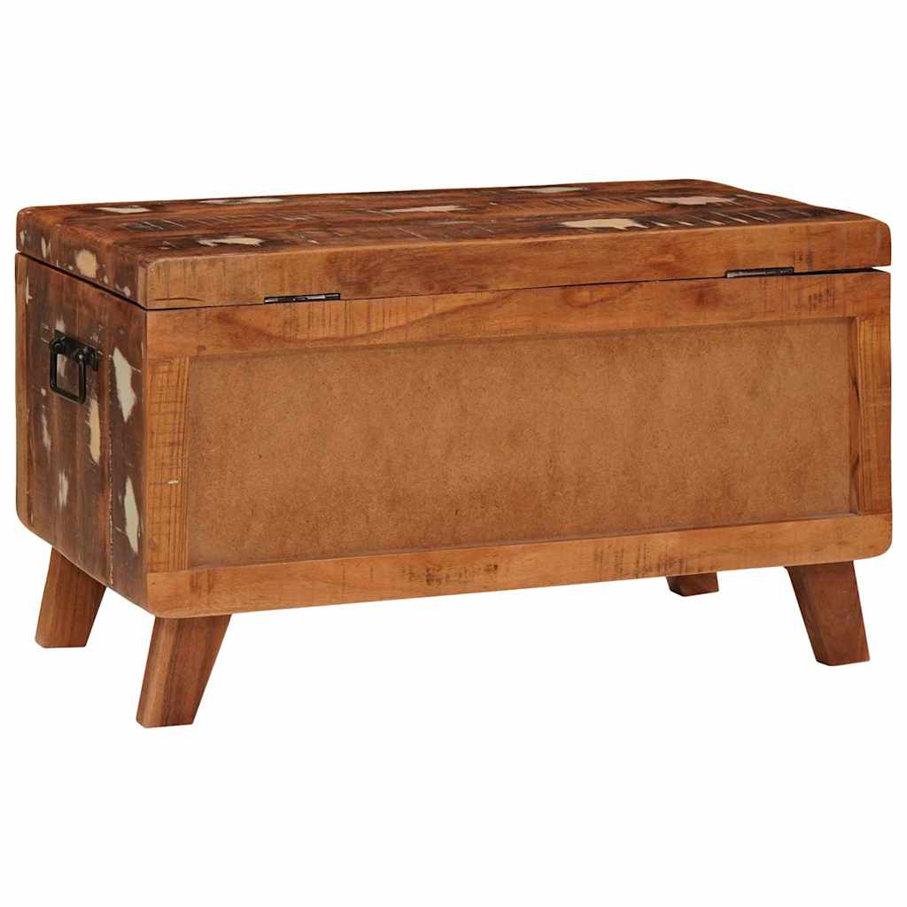 Boîte de Rangement 70 x 35 x 40 cm bois de récupération massif - XIOS