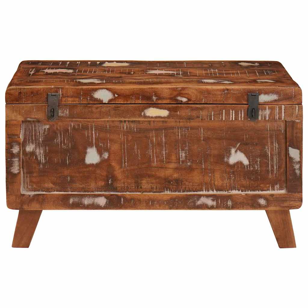 Boîte de Rangement 70 x 35 x 40 cm bois de récupération massif - XIOS