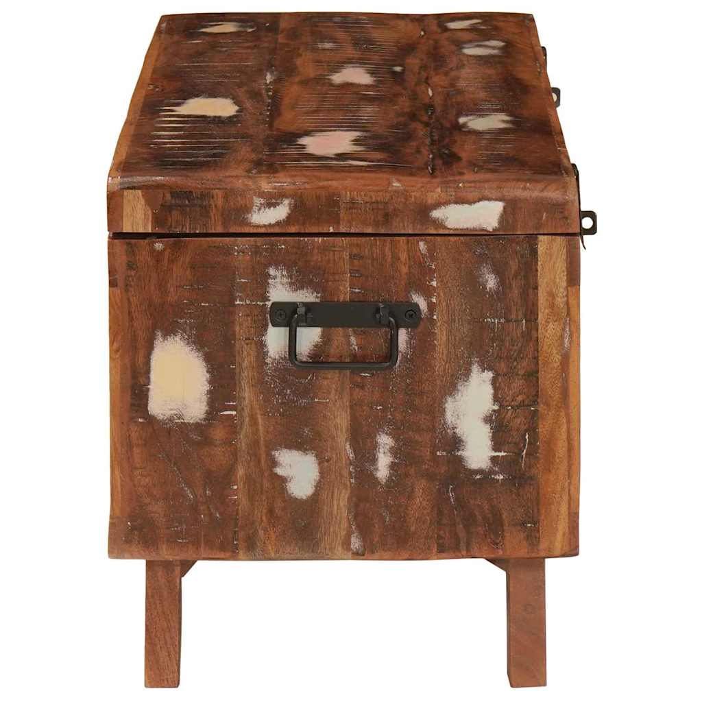 Boîte de Rangement 70 x 35 x 40 cm bois de récupération massif - XIOS