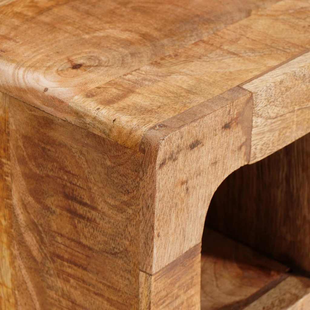 Étagère à vin Marron 44 x 30 x 35 cm bois de manguier massif - XIOS