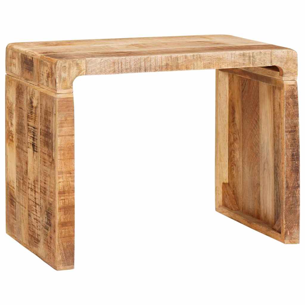 Table d'appoint Marron 60 x 35 x 45 cm bois de manguier massif - XIOS