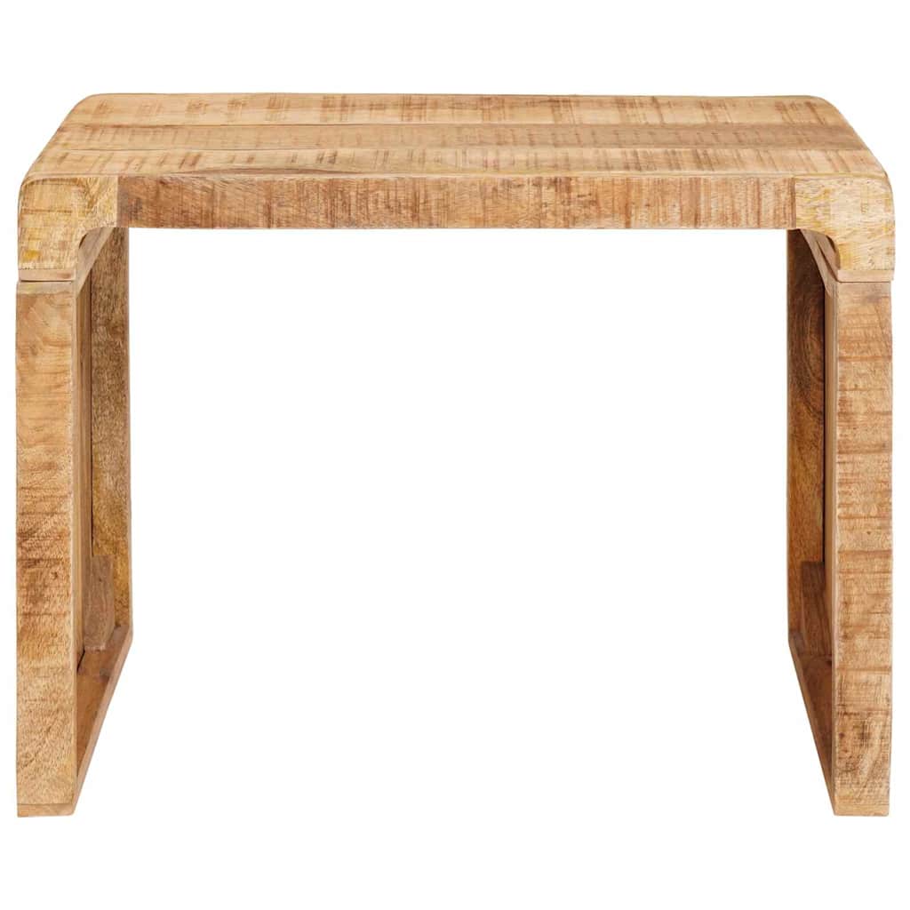 Table d'appoint Marron 60 x 35 x 45 cm bois de manguier massif - XIOS