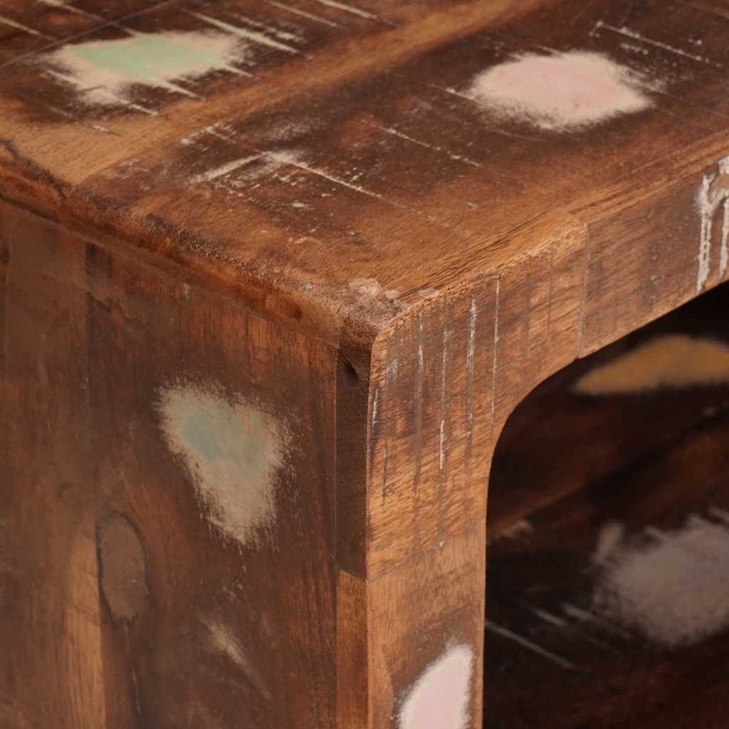 Table de chevet 2 pcs Marron Bois Recyclé Solide - XIOS