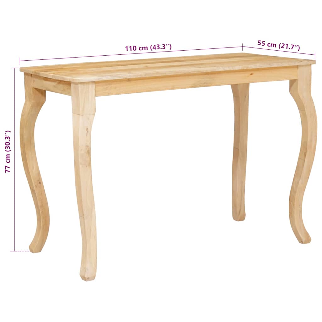 Table basse Marron 110 x 55 x 77 cm Bois de mangue massif